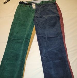Polo corduroy pants size 36x32 multi color